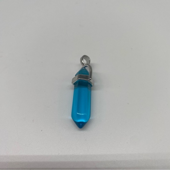 Fashion Natural Stone Crystal Pillar Pendants Jewelry Making DIY Necklace 1pc - Picture 3 of 11